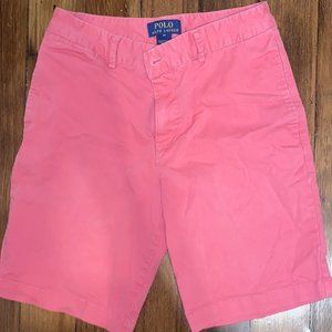 Pink Polo Shorts